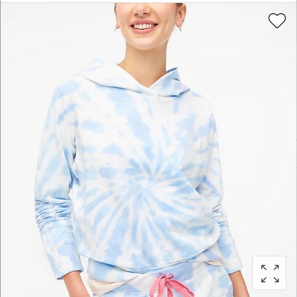 NWT J. Crew Tie Dye Hoodie - Picture 2 of 6
